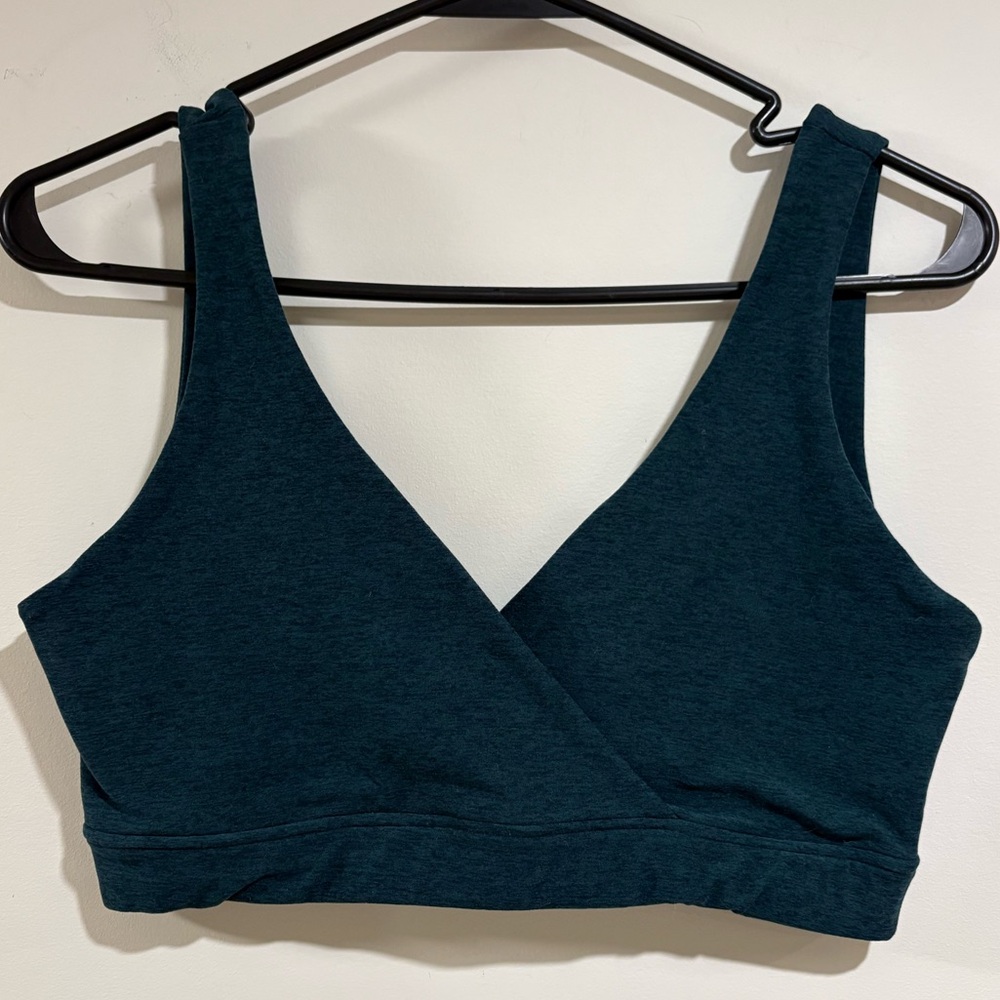 Beyond Yoga Teal Sports Bra